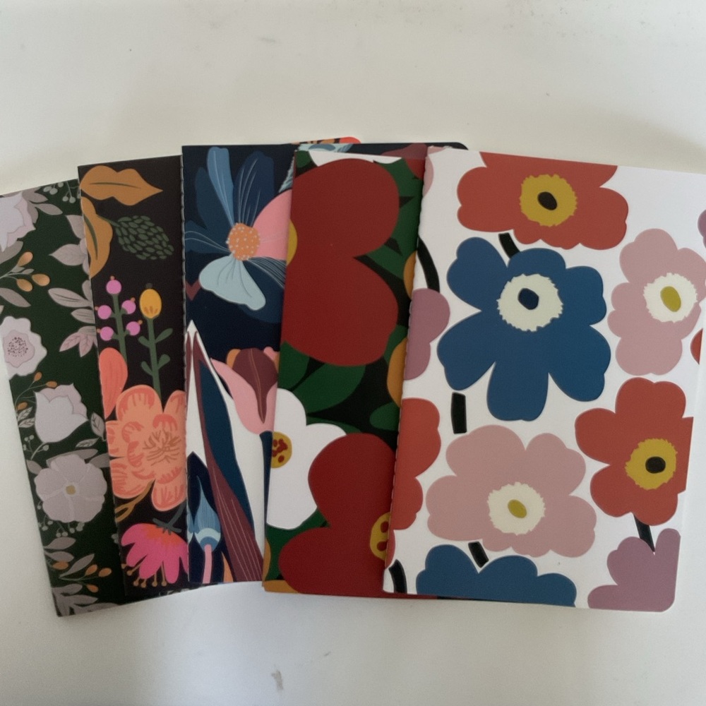 Set of five Lined Journals NWOT